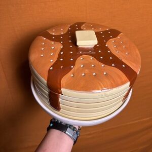 Vintage Ceramic Pancake Warmer